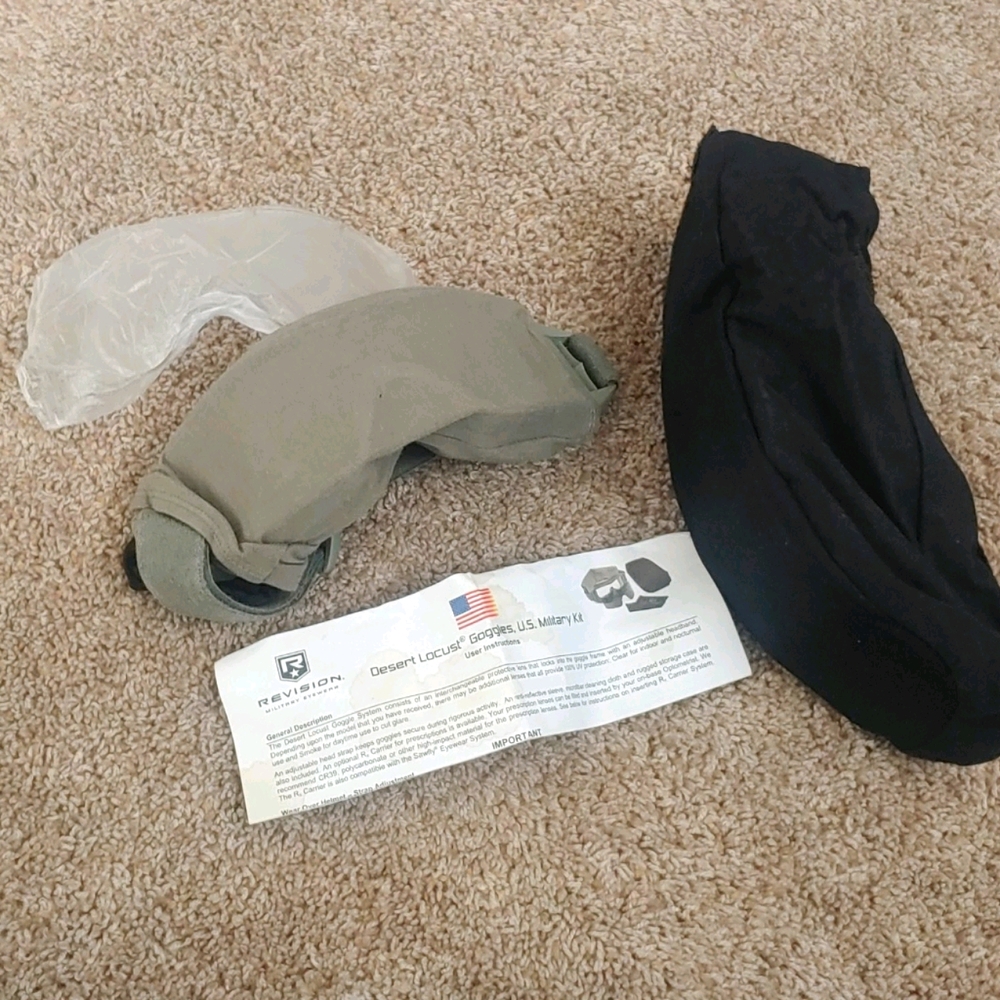 Desert Locust Goggles, U.S. military kit